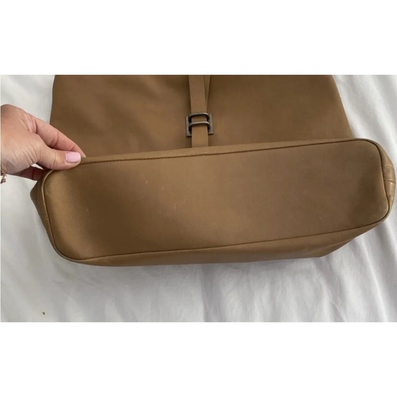 Vintage Marni Leather Butter Brown Roomy Shoulder bag made in Italy - Picture 8 of 11